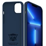 Buff iPhone 13 Pro Rubber Fit Kılıf Navy Blue