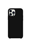 Buff Apple iPhone 13 Pro Max Rubber Fit Kılıf Siyah