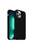 Buff Apple iPhone 13 Pro Max Rubber Fit Kılıf Siyah