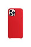Buff iPhone 13 Pro Max Rubber Fit Kılıf Kırmızı