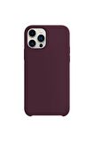 Buff iPhone 13 Pro Max Rubber Fit Kılıf Mürdüm