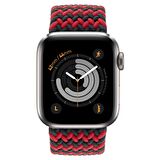 Buff Apple Watch Uyumlu Bands Braided 42/44 L Black Red 