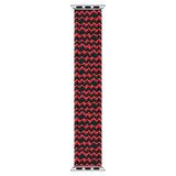 Buff Apple Watch Uyumlu Bands Braided 42/44 L Black Red 