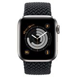 Buff Apple Watch Uyumlu Bands Braided 42/44 XL Black 