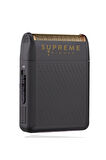 Supreme Trimmer Solo Siyah Tek Folyo Shaver | 7800 RPM Motor, USB-C, Hipoalerjenik Folyo