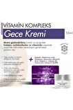 Fitoderman Kolajen Hyaluronic Acid Glutatyon Quercetin Qoenzim Q10 Vitamin  E, B3 Ve B5, C Kompleks Gece Kremi