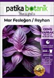 Mor Fesleğen - Mor Reyhan (ocimum Basilicum) Çiçek Tohumu 100 Adet