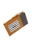 Case Look Erkek  Taba Fermuarlı Cüzdan Alex 03