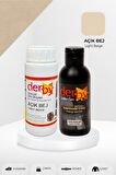 Special Açık Bej Deri Boyası ve Cilası 100 mL - 2'li Set / Mont Eşya Çanta Deri Boyası