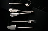 Fecra Luxe Silver 6 Parça Servis Seti Sade