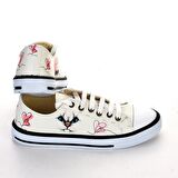 Cat Kedili Unisex Beyaz Spor Ayakkabı Günlük Sneakers 7015