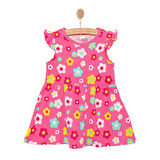 HelloBaby Basic Kız Papatya Desenli Elbise Kız Bebek