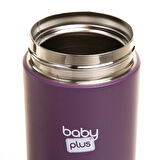 baby plus Paslanmaz Çelik Bebek Mama Saklama Termosu 350 ml