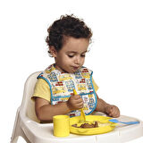 baby me Bebek Hello World Sevimli Arkadaşım Poli Askılı Önlük