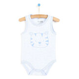 HelloBaby Çizgili Sevimli Hayvan Atlet Body