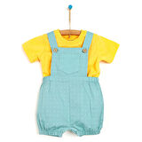 HelloBaby Past Culture Şort Salopet-Tshirt Erkek Bebek