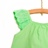 HelloBaby Basic Kız Bebek Fırfır Askılı Bluz Kız Bebek