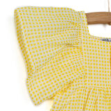 HelloBaby Basic Sarı Pötikareli Bluz Kız Bebek