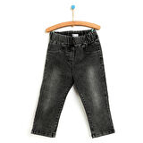 HelloBaby Basic Kız Bebek Siyah Denim Pantolon Kız Bebek