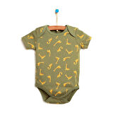 HelloBaby Empirme Desen Kısa Kol Body