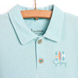 Bebbek Surfing Polo Yaka Şık Tshirt-Şort Takım Erkek Bebek