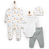 HelloBaby Yenidoğan 4lü Hastane Çıkışı Unisex