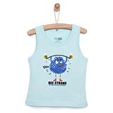 HelloBaby Basic Canavar Baskılı Atlet Tshirt Erkek Bebek