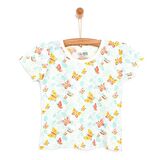 HelloBaby Basic Kelebek Baskılı Tshirt Kız Bebek