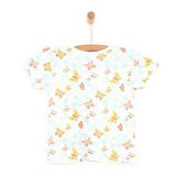 HelloBaby Basic Kelebek Baskılı Tshirt Kız Bebek