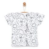 HelloBaby Basic Hayvan Baskılı Tshirt Kız Bebek