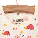 HelloBaby Basic Uğur Böceği Baskılı Atlet Tshirt Kız Bebek