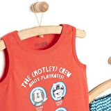 HelloBaby Basic Korsan Temalı Atlet-Şort Erkek Bebek