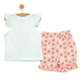 HelloBaby Basic Sirk Temalı Fırfırlı Atlet-Şort Kız Bebek