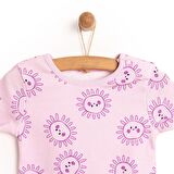 HelloBaby Yenidoğan Tshirt-Patiksiz Alt 2li Takım Kız Bebek