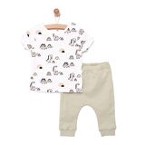 HelloBaby yenidoğan Tshirt-Patiksiz Alt 2li Takım Erkek Bebek