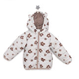HelloBaby Basic Kapüşonlu Kulaklı Mont Kız Bebek