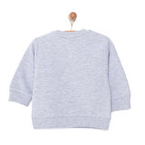 HelloBaby Basic Az Şardonlu Dinozor Desenli Sweatshirt Erkek Bebek