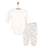 HelloBaby Yendoğan Zıbın-Patikli Alt 2li Takım Unisex