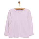 HelloBaby Basic İnterlok Uzun kol Tshirt Kız Bebek