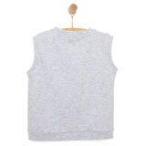 HelloBaby Erkek Bebek Basic Yelek İnterlok Bisiklet Yaka Atlet Kol Gri Melanj