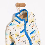 HelloBaby Basic Metraj Baskılı Polar Hırka Erkek Bebek
