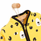 HelloBaby Basic Metraj Baskılı Polar Hırka Erkek Bebek