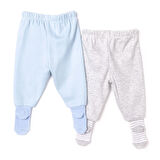 HelloBaby 2li Çoraplı Pantolon Melanj Erkek Bebek