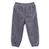 HelloBaby Erkek Bebek Basic Pantolon Polar Ribanalı Paça Koyu Gri