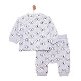 HelloBaby Yenidoğan Zıbın-Rahat Bel Patiksiz Alt 2li Takım Unisex