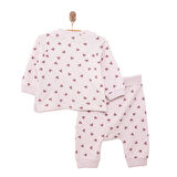 HelloBaby Yenidoğan Zıbın-Rahat Bel Patiksiz Alt 2li Takım Unisex