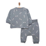 HelloBaby Yenidoğan Zıbın-Rahat Bel Patiksiz Alt 2li Takım Unisex