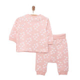 HelloBaby Yenidoğan Zıbın-Rahat Bel Patiksiz Alt 2li Takım Unisex