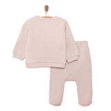 HelloBaby Yenidoğan Kapitone Sweatshirt-Patikli Alt 2li Takım Unisex