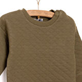 HelloBaby Yenidoğan Kapitone Sweatshirt-Patikli Alt 2li Takım Unisex